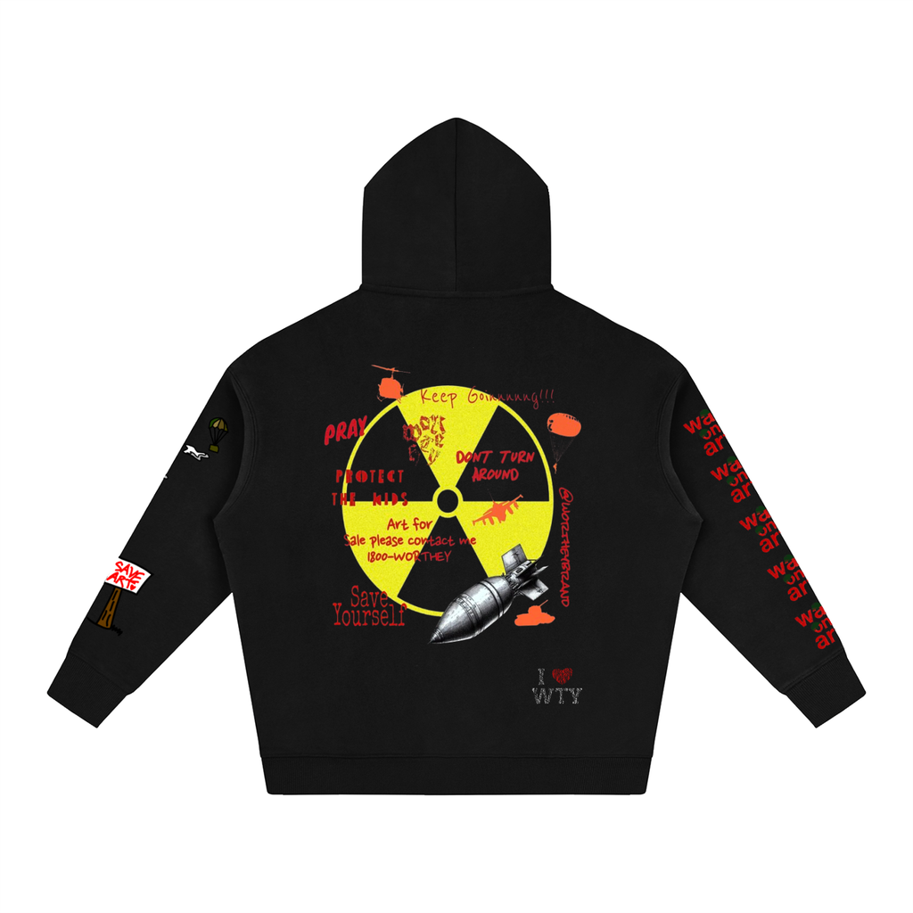 WRTY WAR ON ART “ DOOMSDAY “ HOODIE