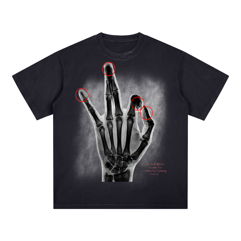 WRTY HAND Patch Monkey Washed T-Shirt