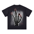 WRTY HAND Patch Monkey Washed T-Shirt