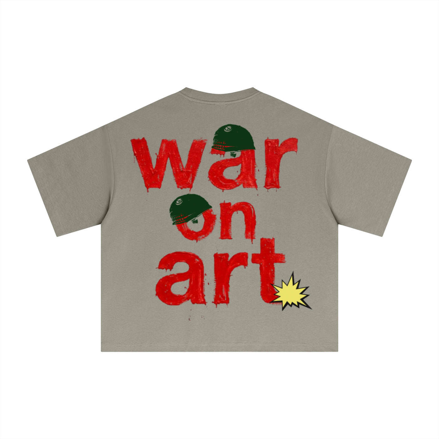 WRTY WAR ON ART “ PEACE BOMB “ T