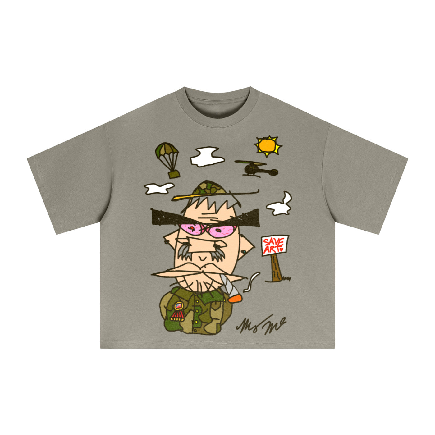 WRTY WAR ON ART “ SAVE ART “ T