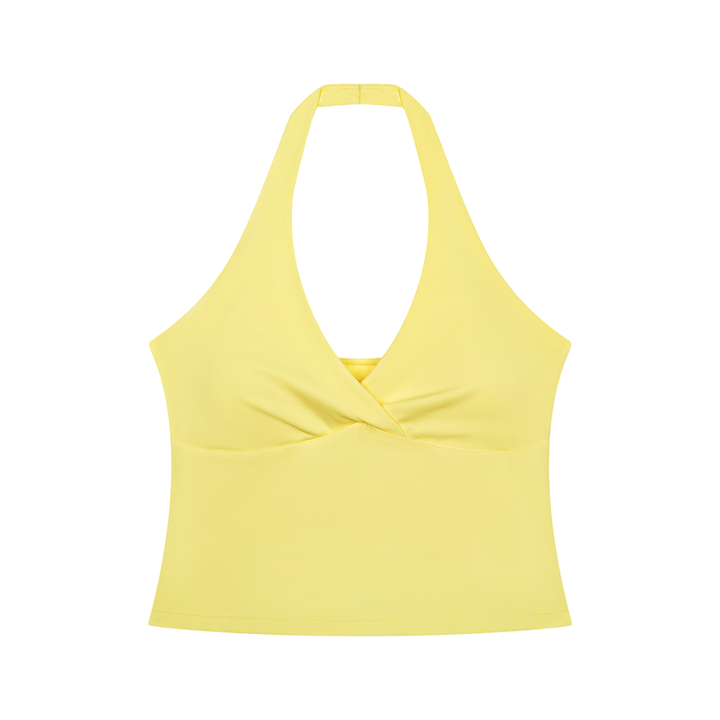 WRTY HALTERED YOGA TOP