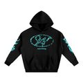 WORTHEY NEGATIVE Fleeced Hoodie