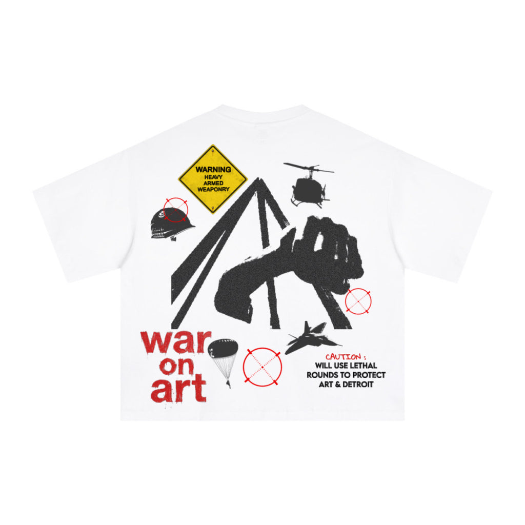 WRTY WAR ON ART “ WORLD OF HURT “ T