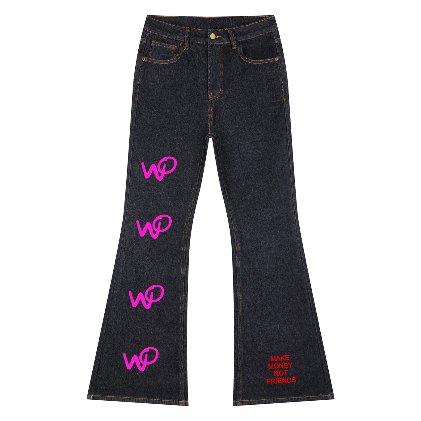 Women's High-Rise Flared Jeans