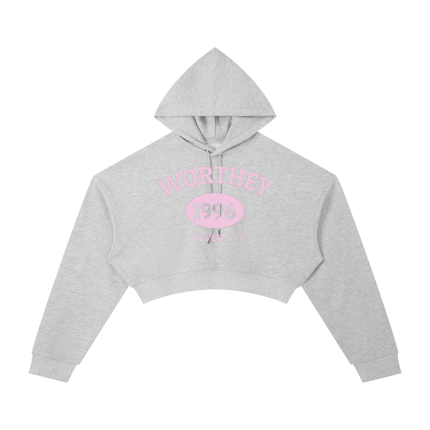 WRTY U “ I <3 WRTY “ CROP HOODIE